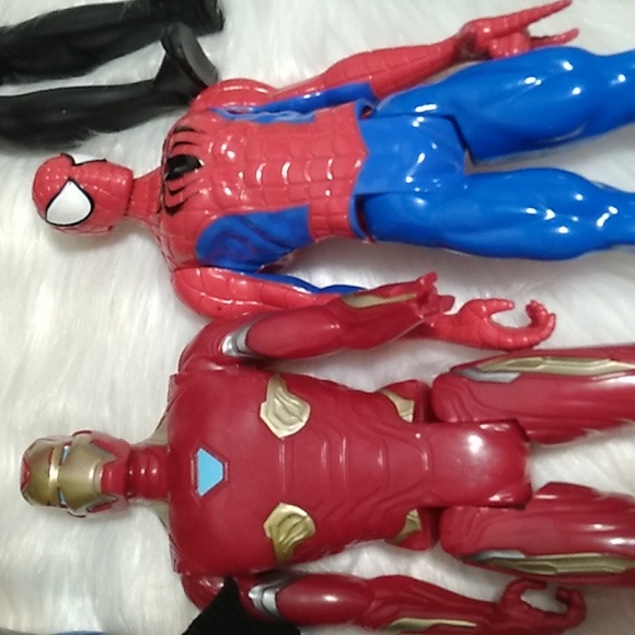 BUNDLE 2: Marvel DC Comics 18 Action Figures & 1 Bike Large Bundle Couple Flaws - Picture 9 of 16